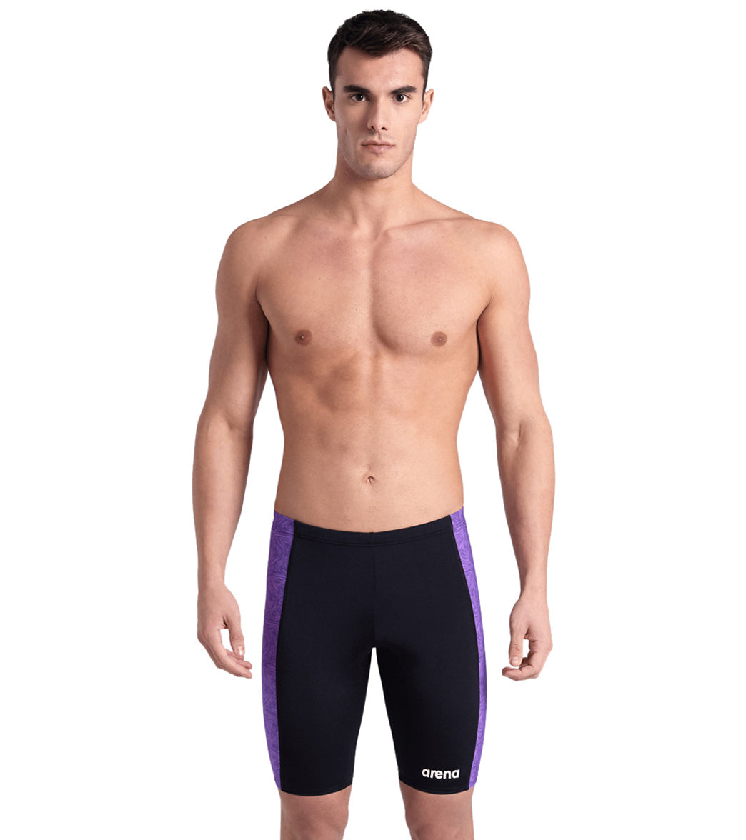 Arena Men's Abstract Tiles Jammer Swimsuit