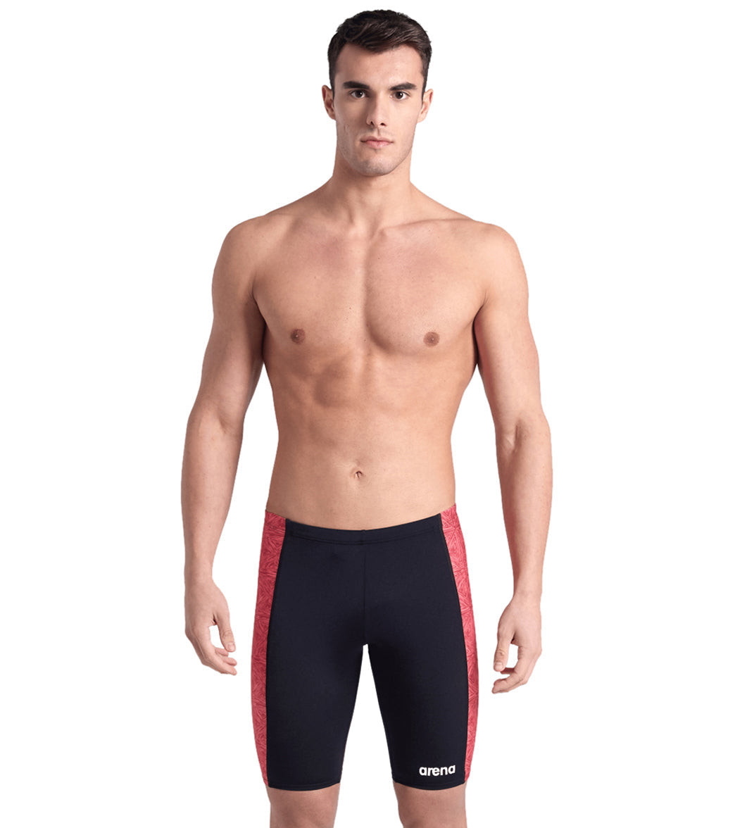 Arena Men's Abstract Tiles Jammer Swimsuit