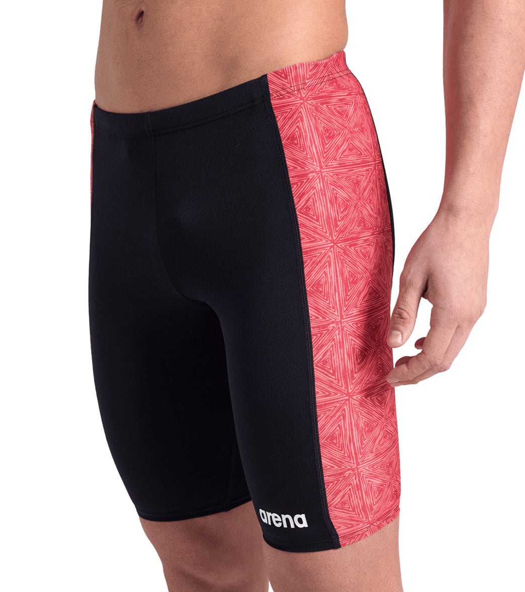 Arena Men's Abstract Tiles Jammer Swimsuit