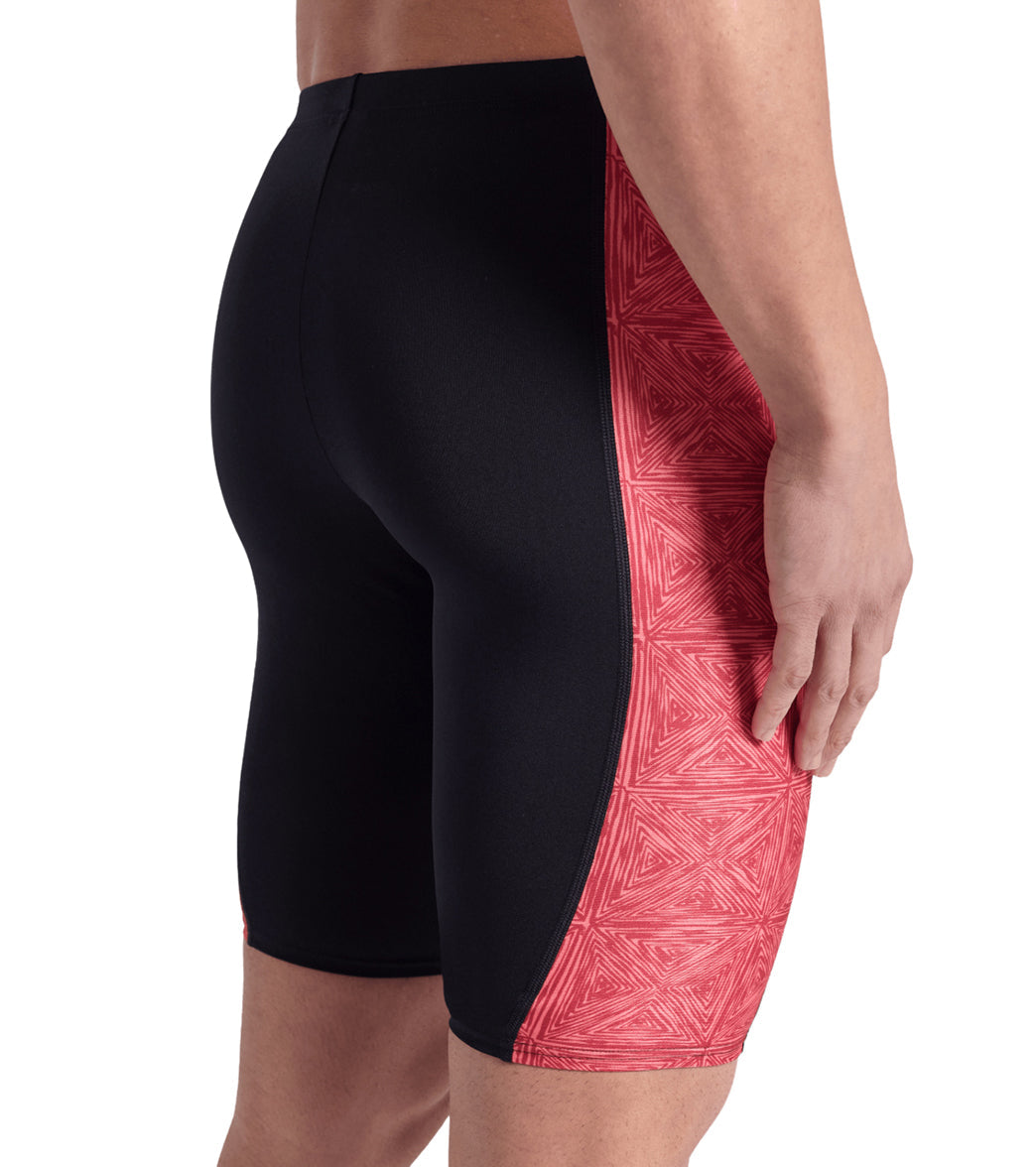 Arena Men's Abstract Tiles Jammer Swimsuit
