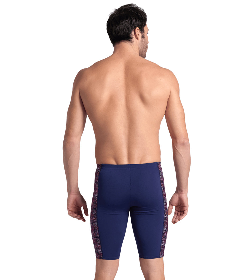 Arena Men's Abstract Tiles Jammer Swimsuit