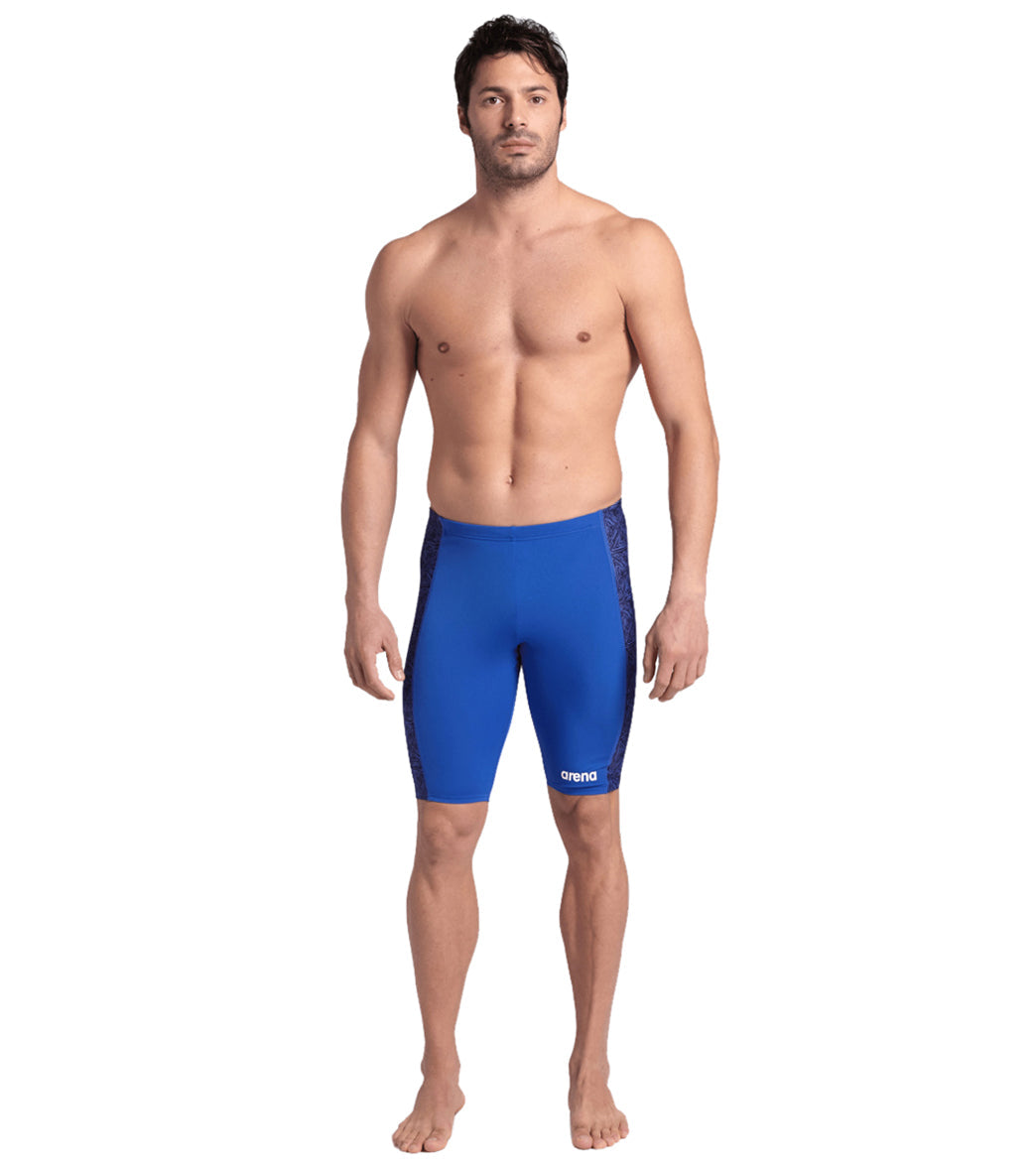 Arena Men's Abstract Tiles Jammer Swimsuit