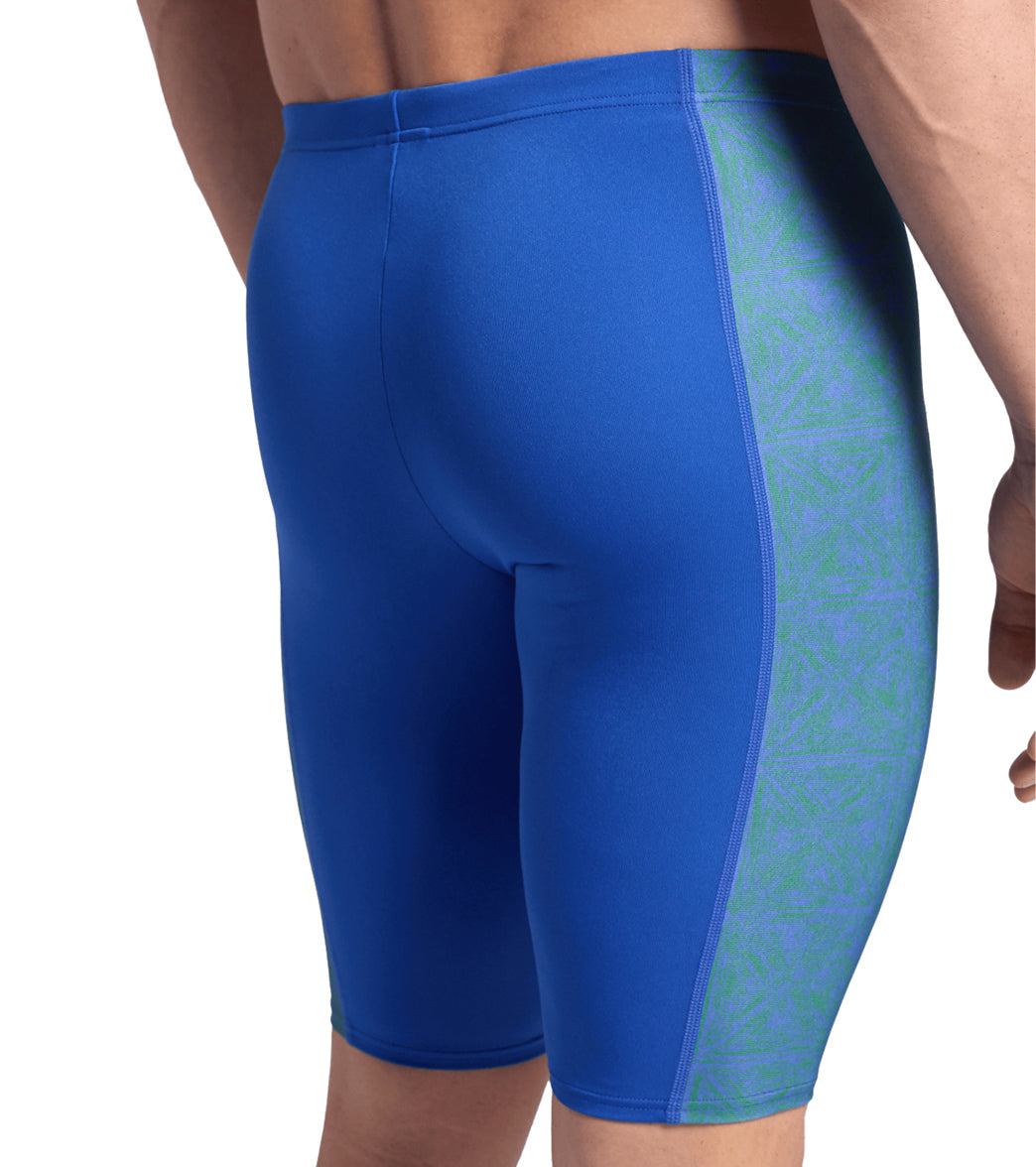 Arena Men's Abstract Tiles Jammer Swimsuit