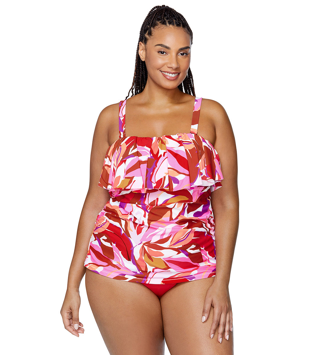 Raisins Women's Leaving Bahia Sella Plus Size Tankini Top