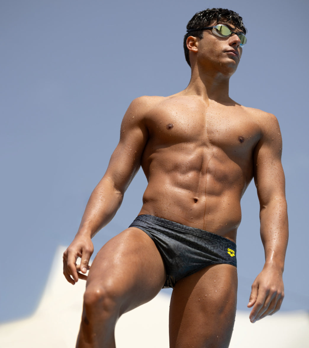 Arena Men's Camo Kikko Brief Swimsuit