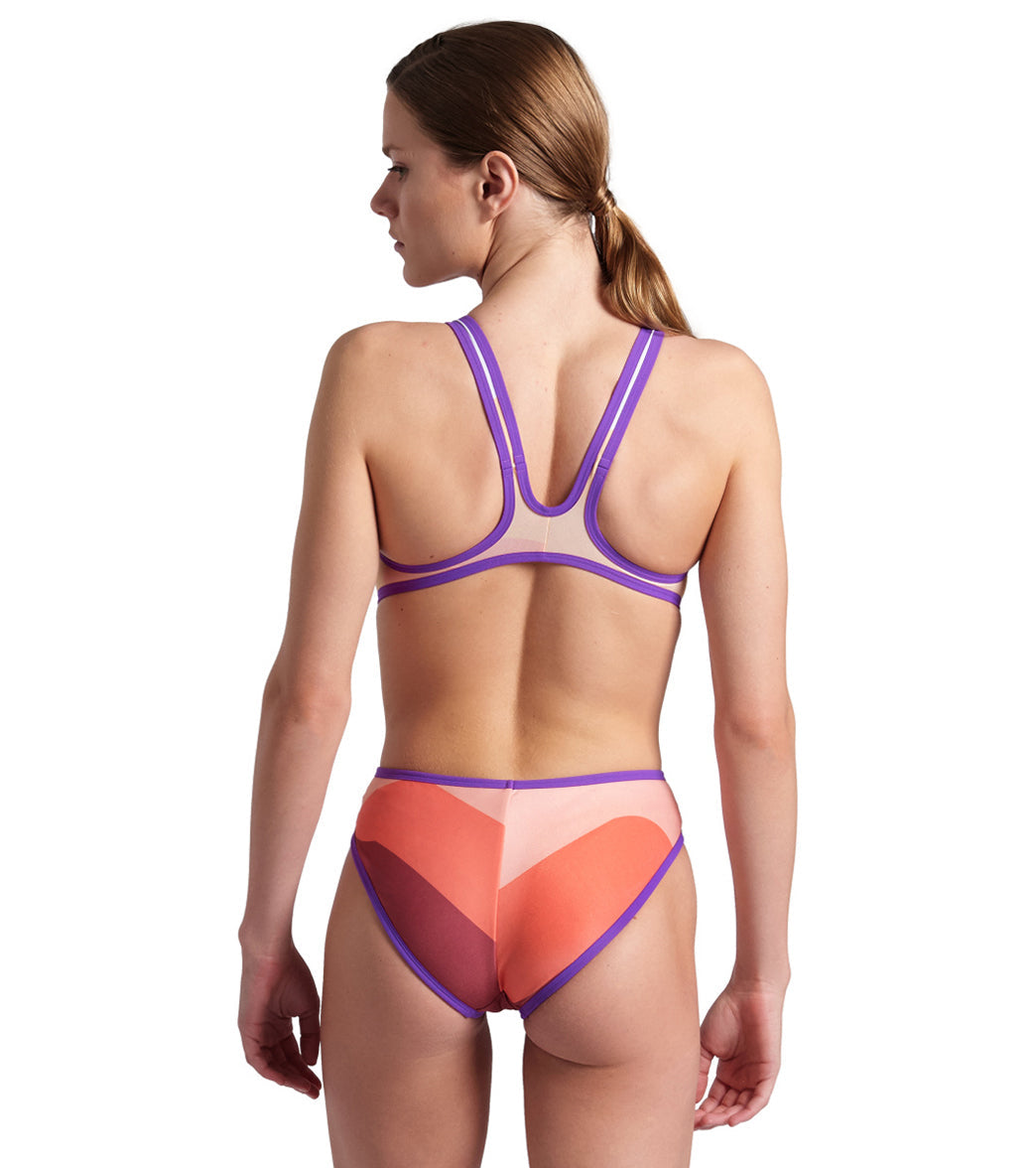 Arena Women's One Morning Light Tech Back One Piece Swimsuit