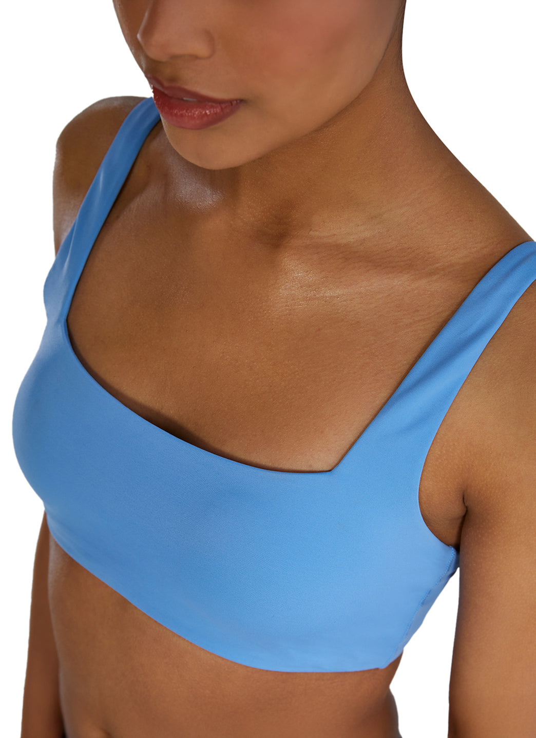 TYR Active Women's Solid Kelly Square Neck Bikini Top