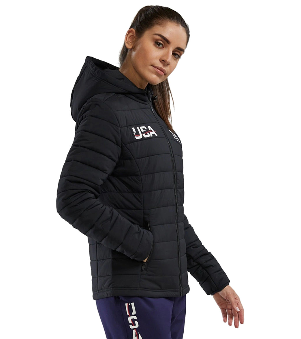 TYR Women's USA Hydrosphere Mission Puffer Jacket