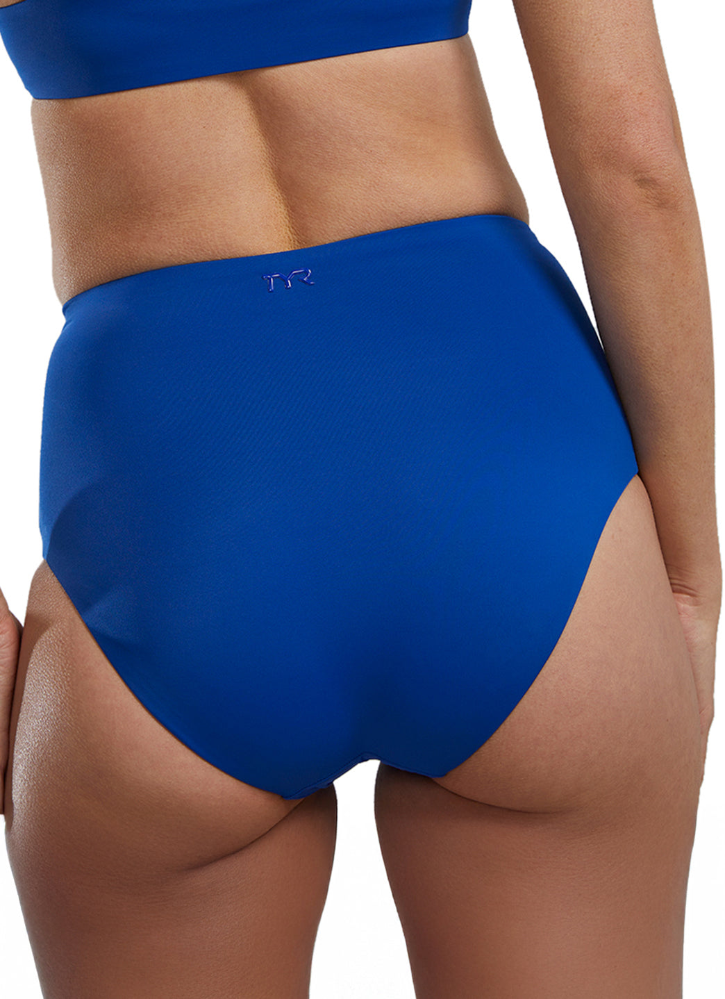 TYR Active Women's Solid Arielle High Waisted Bikini Bottom