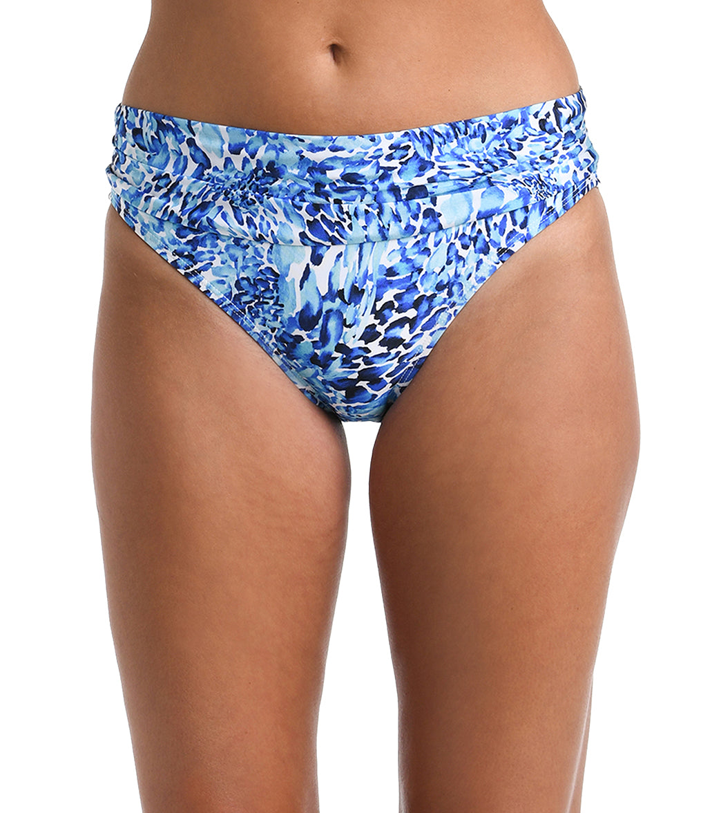 La Blanca Women's Aquatic Nature Shirred Band Hipster Bikini Bottom