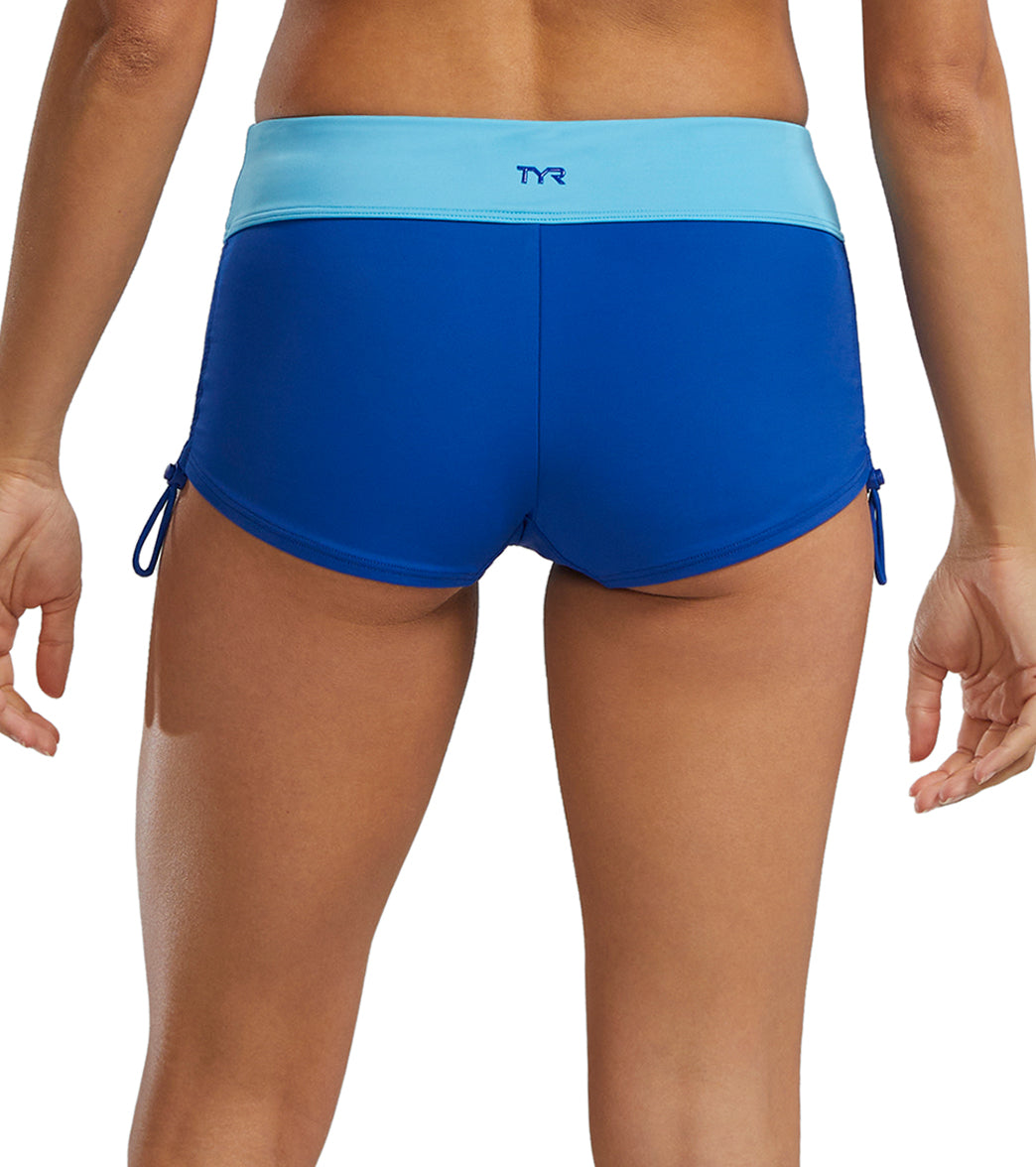 TYR Active Women's Solid Della Boyshort Swim Short