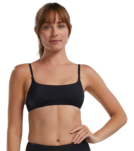 TYR Active Women's Solid Nia Scoop Neck Bikini Top