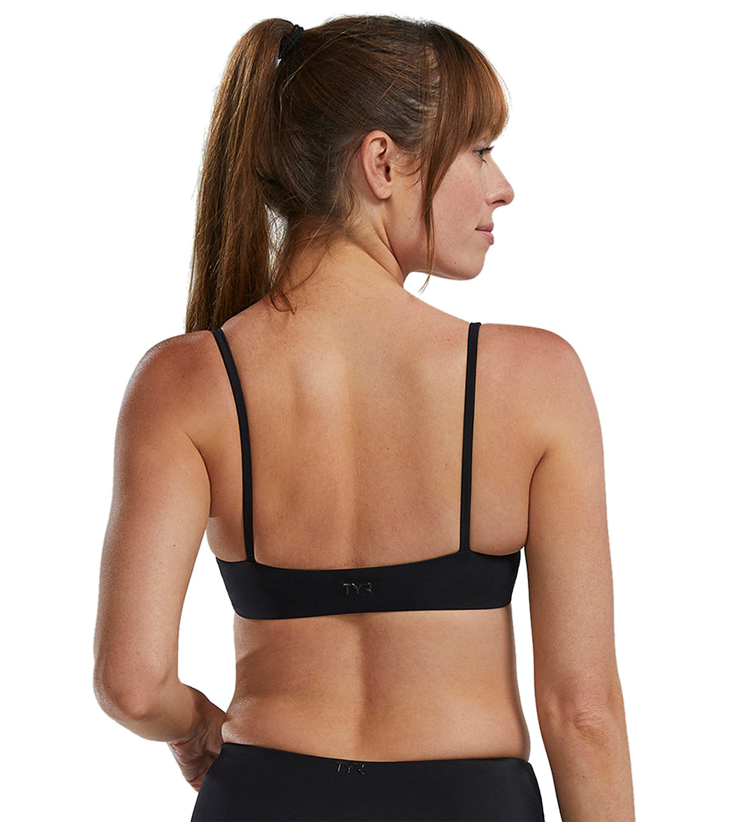 TYR Active Women's Solid Nia Scoop Neck Bikini Top