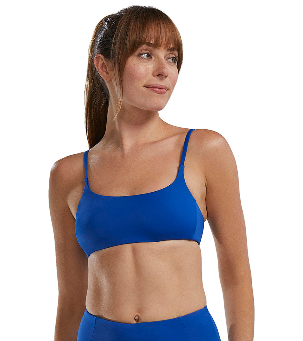 TYR Active Women's Solid Nia Scoop Neck Bikini Top