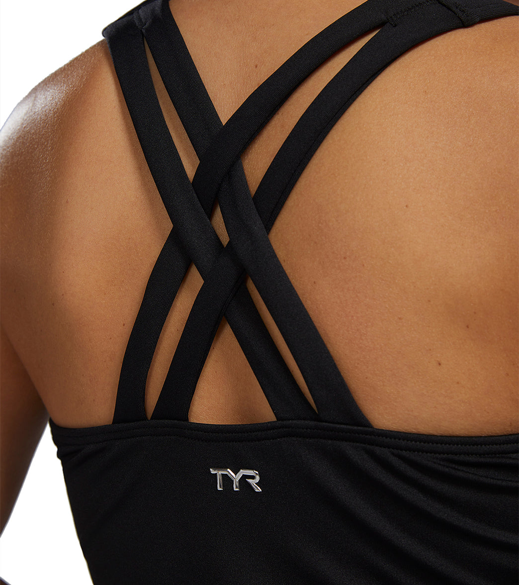 TYR Women's Square Neck Durafast Elite Tankini Top