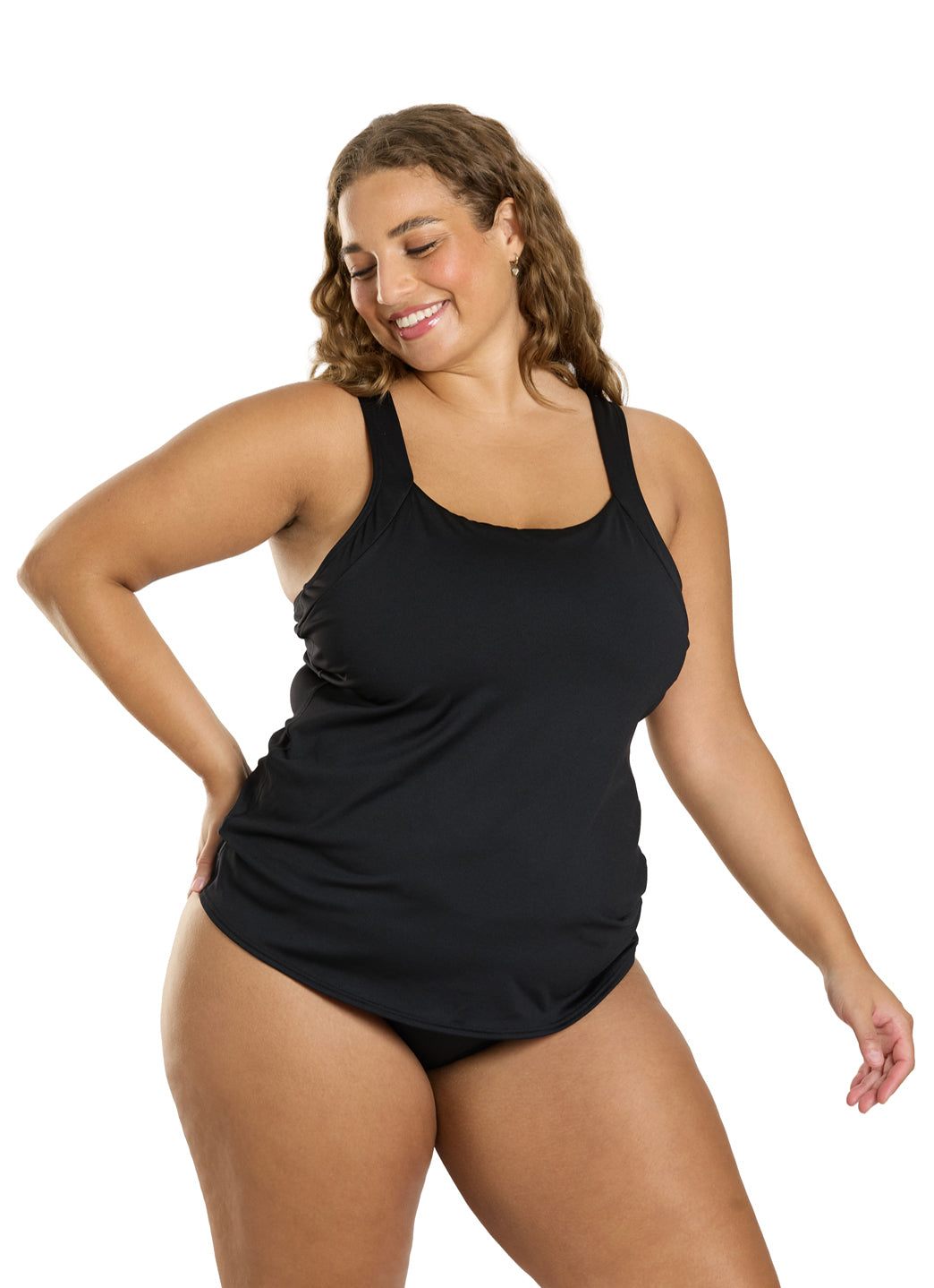 TYR Women's Square Neck Durafast Elite Tankini Top