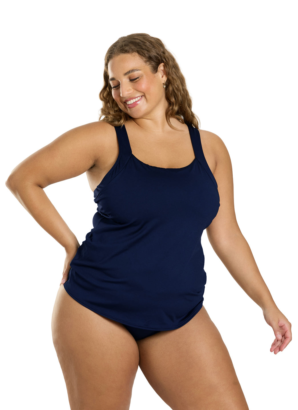 TYR Women's Square Neck Durafast Elite Tankini Top