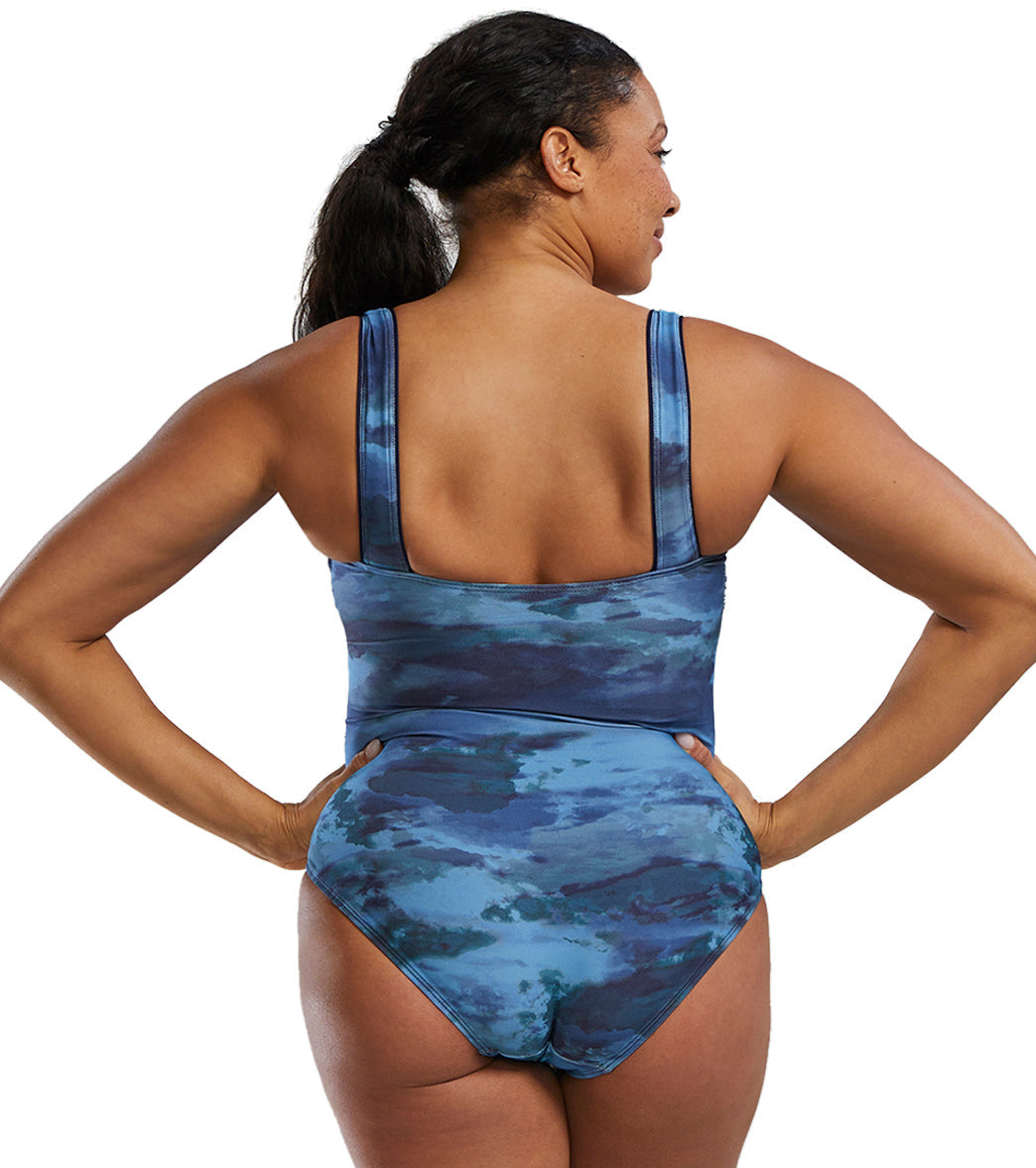 TYR Active Women's Asperus Square Neck Controlfit Durafast Elite One Piece Swimsuit