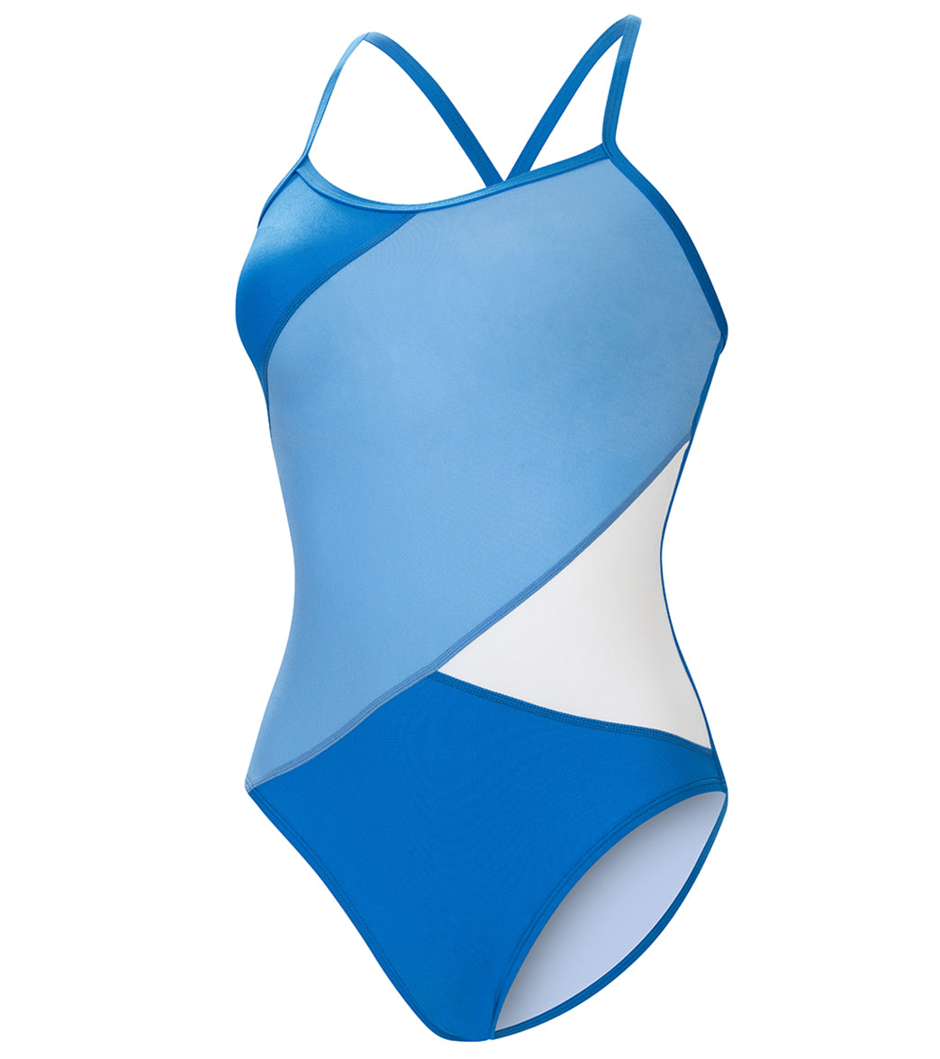 Dolfin Aquashape Women's Color Block Moderate One Piece Swimsuit