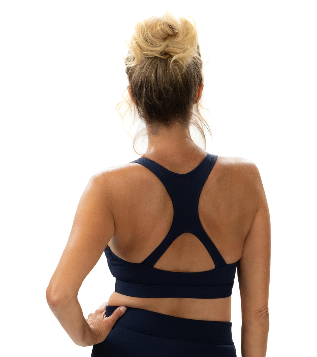 Dolfin Aquashape Women's High Neck Longline Racerback Bikini Top