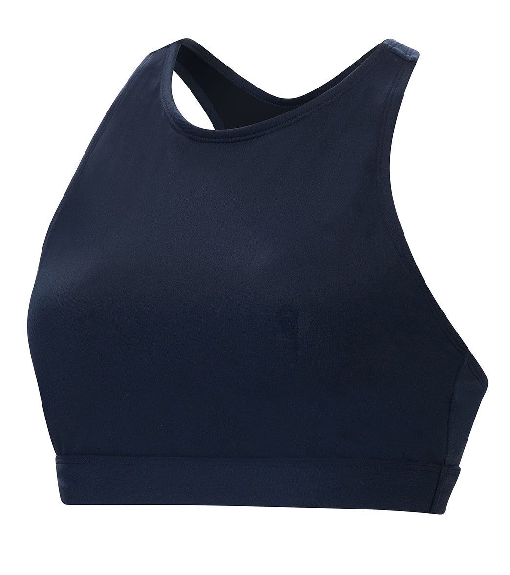 Dolfin Aquashape Women's High Neck Longline Racerback Bikini Top