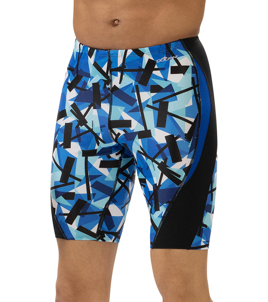 Dolfin Men's Reliance Color Blocked Razor Jammer Swimsuit