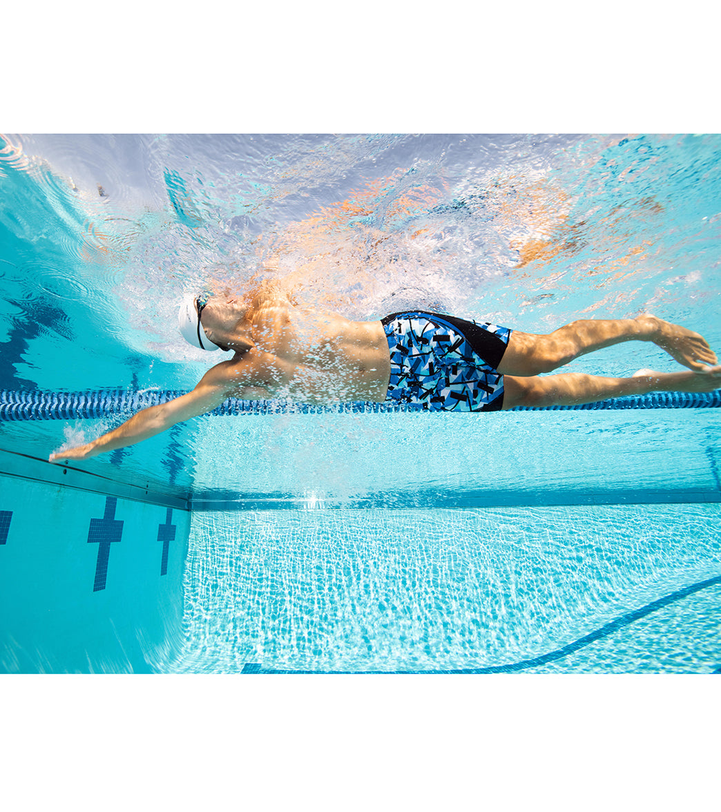 Dolfin Men's Reliance Color Blocked Razor Jammer Swimsuit