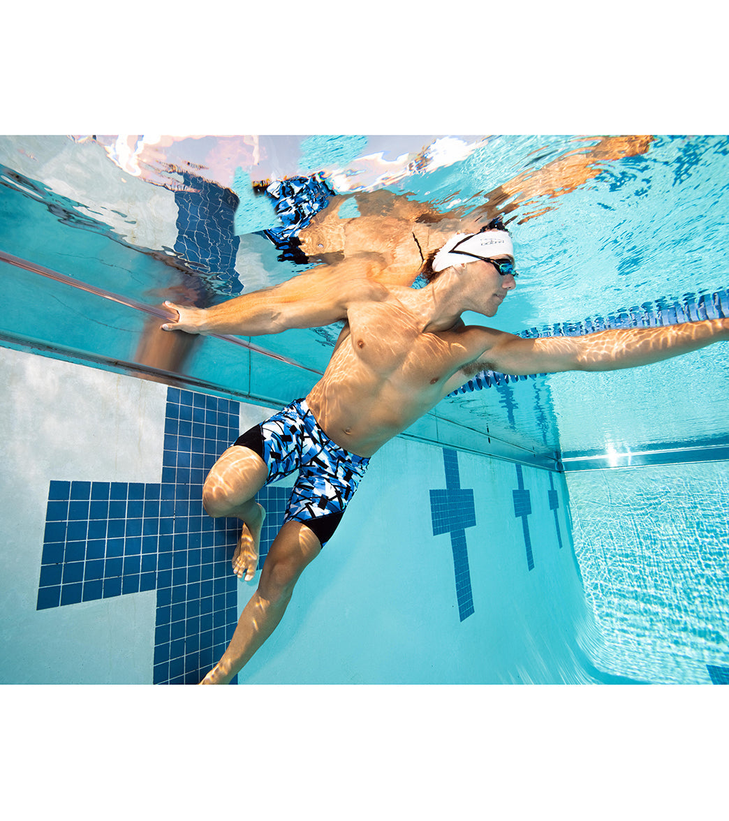 Dolfin Men's Reliance Color Blocked Razor Jammer Swimsuit