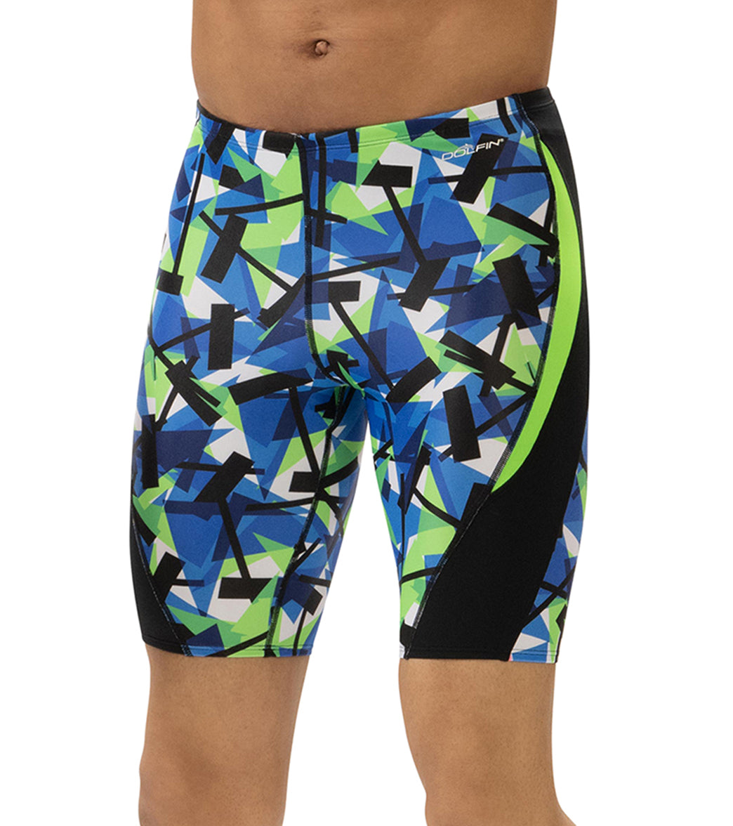 Dolfin Men's Reliance Color Blocked Razor Jammer Swimsuit