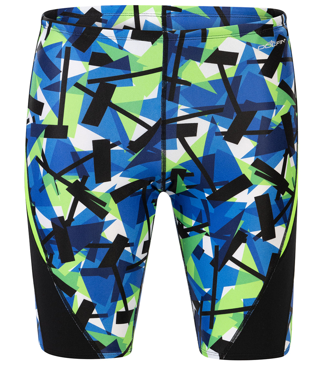 Dolfin Men's Reliance Color Blocked Razor Jammer Swimsuit