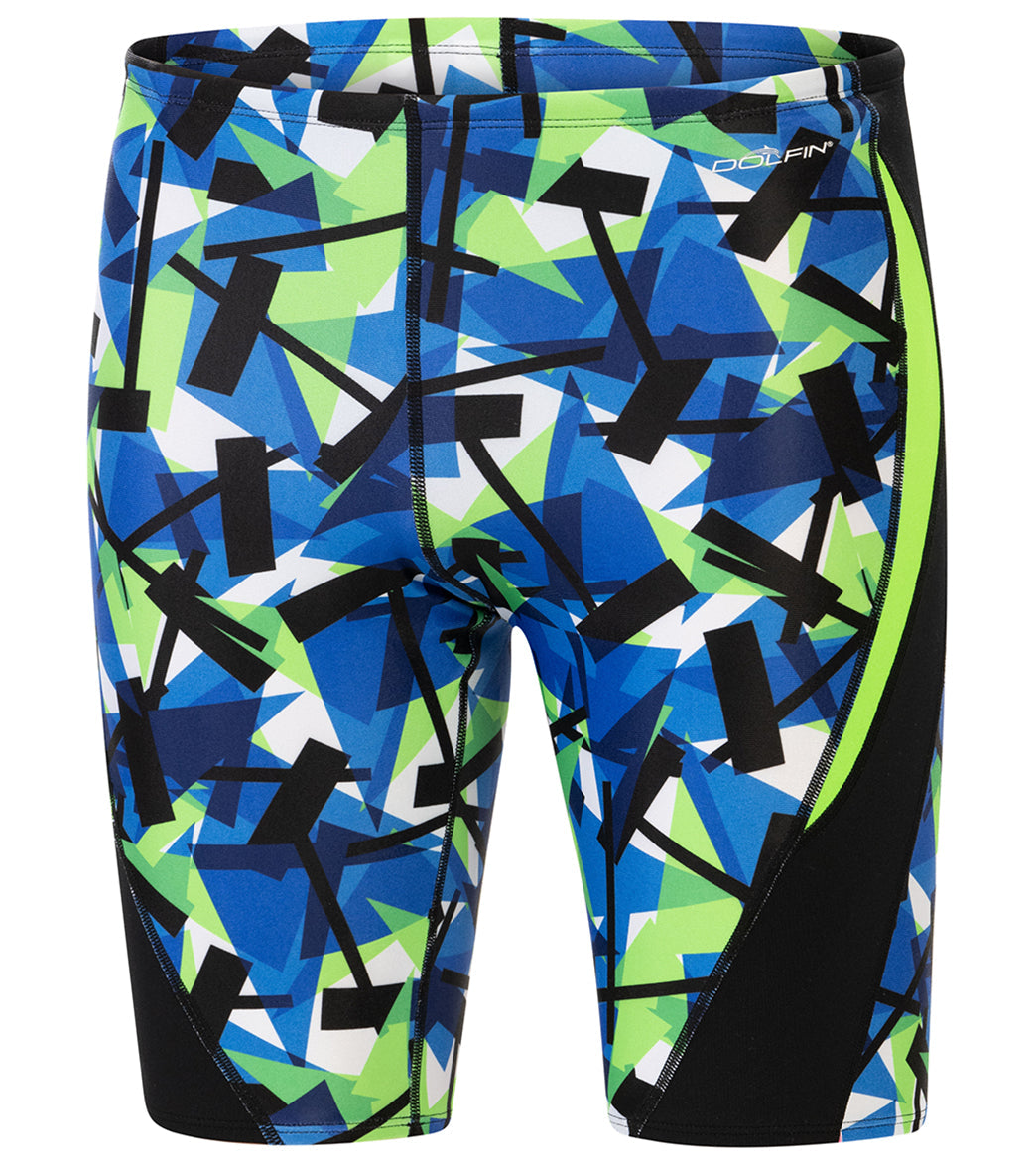 Dolfin Men's Reliance Color Blocked Razor Jammer Swimsuit