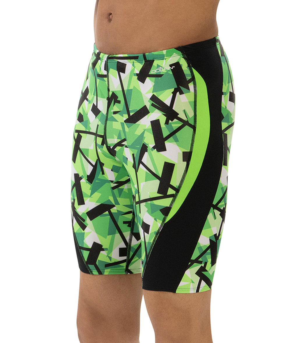 Dolfin Men's Reliance Color Blocked Razor Jammer Swimsuit