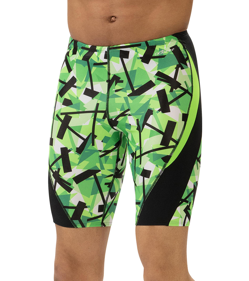 Dolfin Men's Reliance Color Blocked Razor Jammer Swimsuit