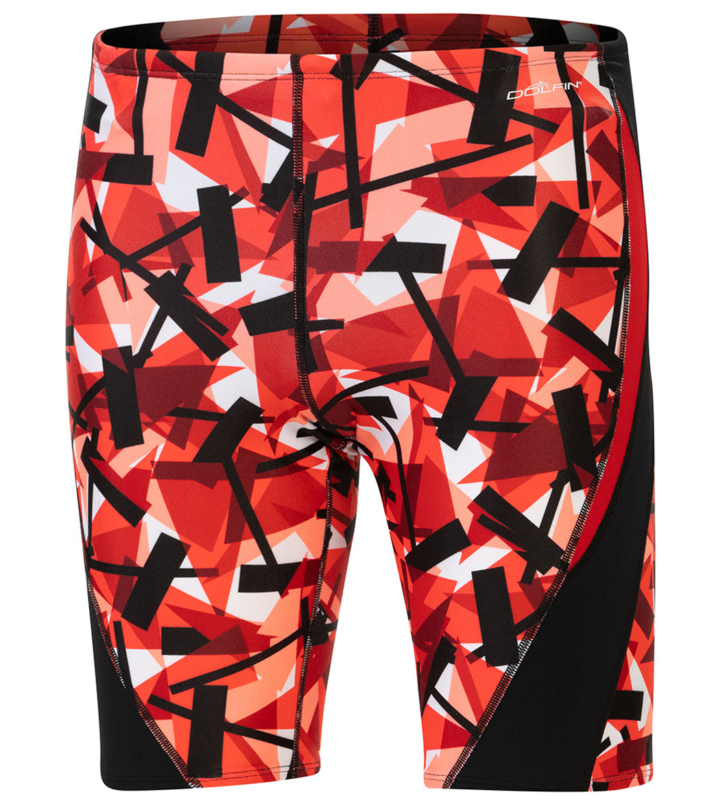 Dolfin Men's Reliance Color Blocked Razor Jammer Swimsuit
