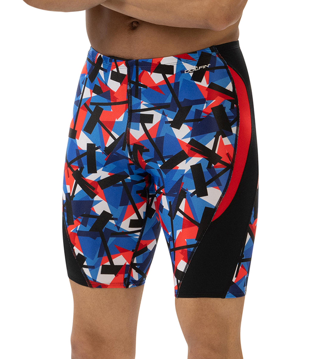 Dolfin Men's Reliance Color Blocked Razor Jammer Swimsuit