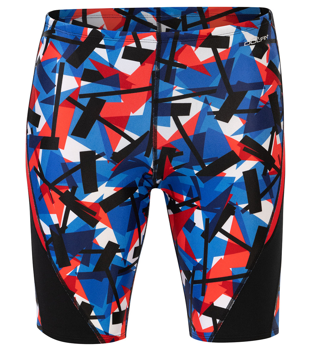 Dolfin Men's Reliance Color Blocked Razor Jammer Swimsuit