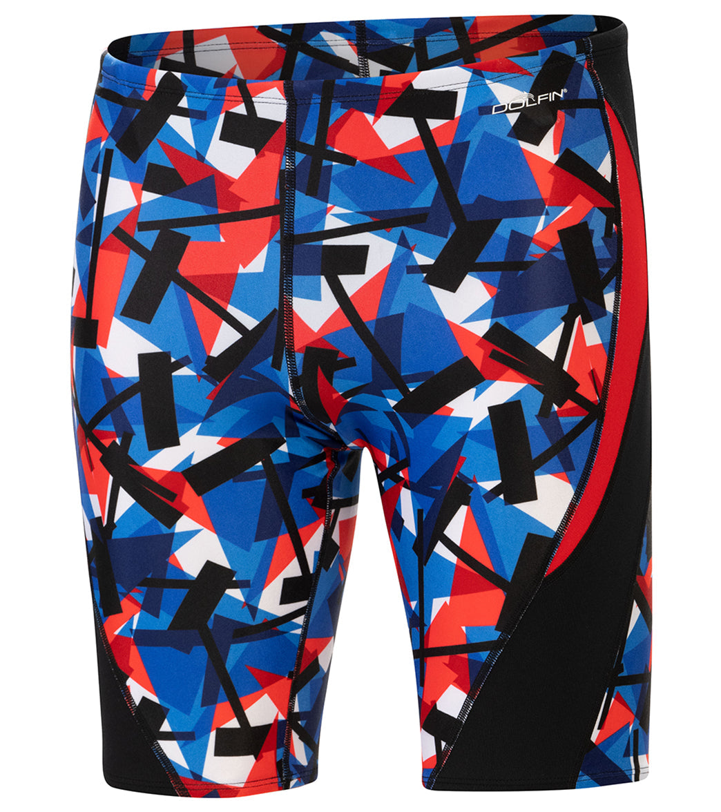 Dolfin Men's Reliance Color Blocked Razor Jammer Swimsuit