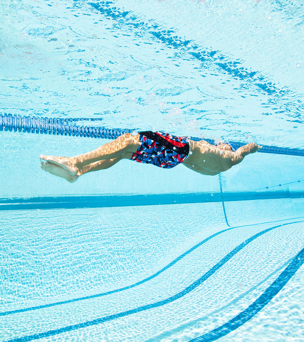 Dolfin Men's Reliance Color Blocked Razor Jammer Swimsuit