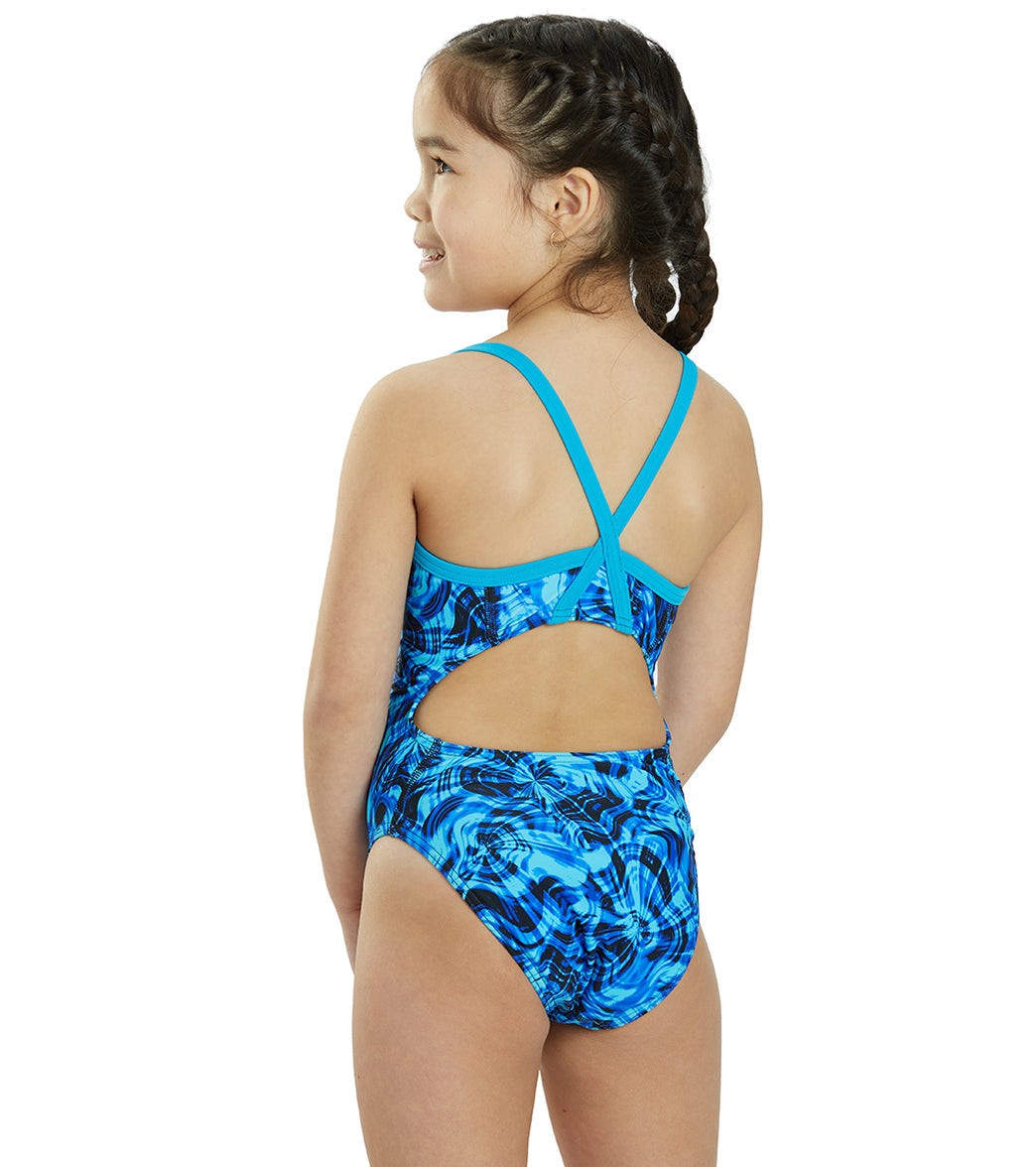 Sporti Sonic Bloom Thin Strap One Piece Swimsuit (22-40)