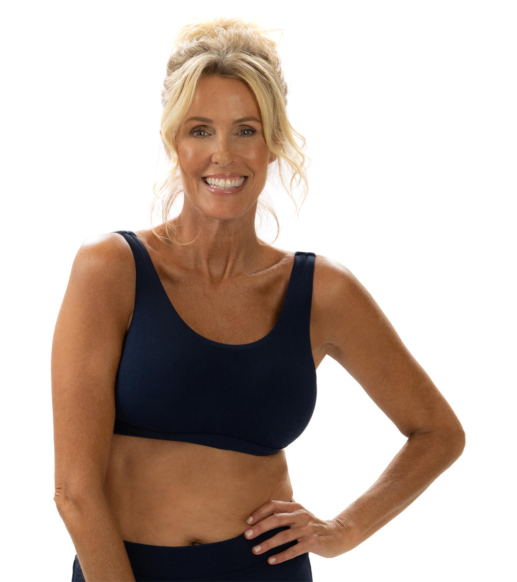 Dolfin Aquashape Women's Solid Scoop Neck Bikini Top