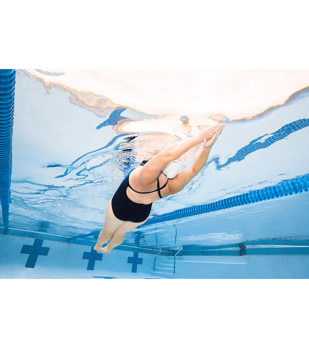 Dolfin Aquashape Women's Color Block High Neck One Piece Swimsuit