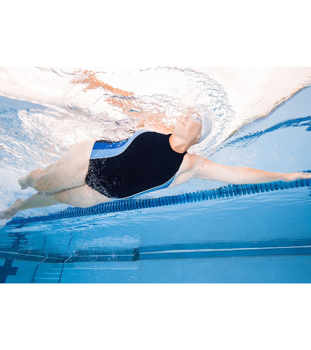 Dolfin Aquashape Women's Color Block High Neck One Piece Swimsuit