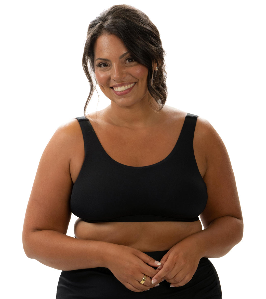 Dolfin Aquashape Women's Solid Scoop Neck Bikini Top