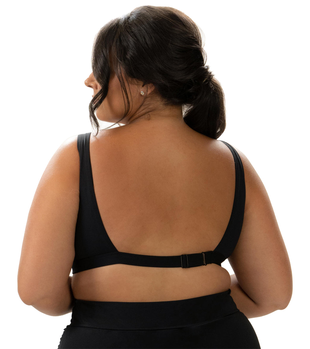 Dolfin Aquashape Women's Solid Scoop Neck Bikini Top