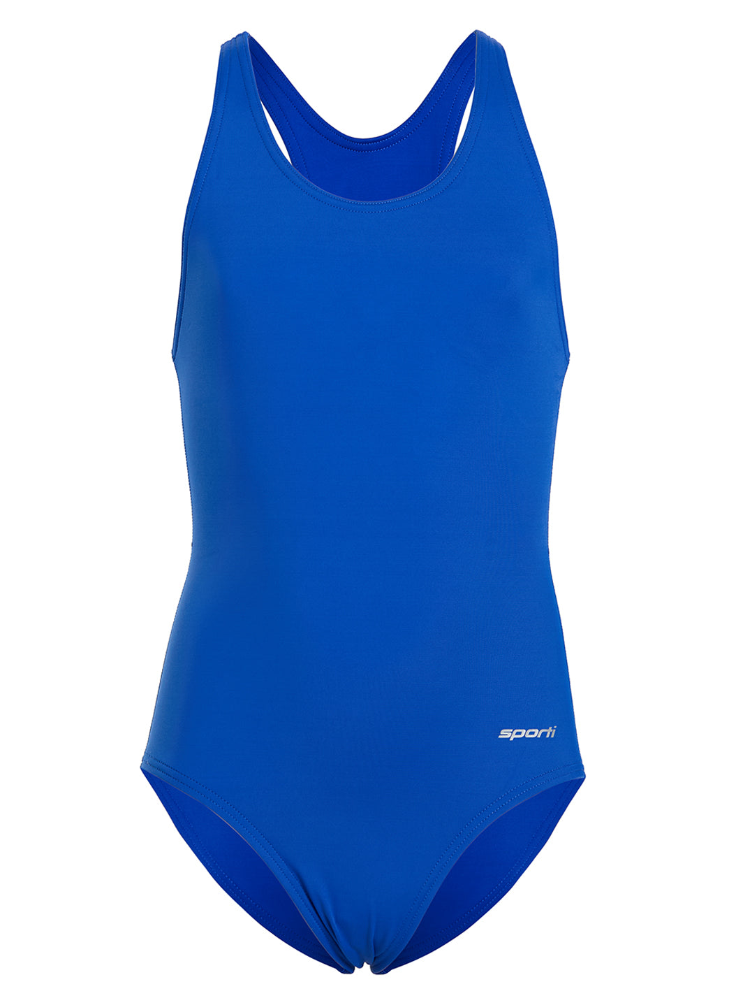 Sporti Girls' Solid Racer Back One Piece Swimsuit (Toddler, Little Kid, Big Kid)