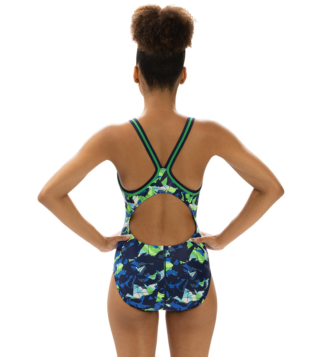Dolfin Women's Xtrasleek Implode DBX Back One Piece Swimsuit