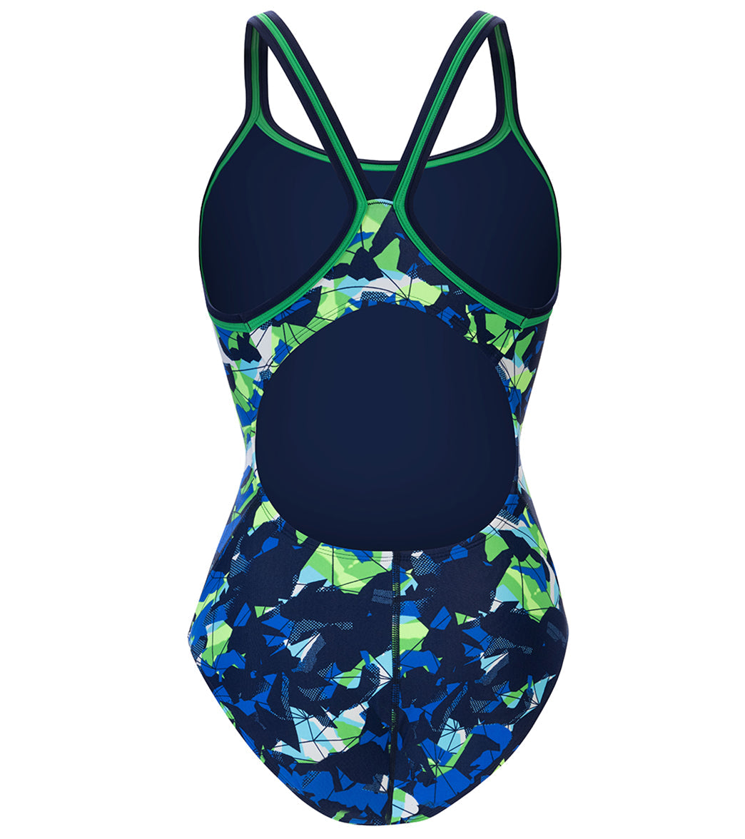 Dolfin Women's Xtrasleek Implode DBX Back One Piece Swimsuit