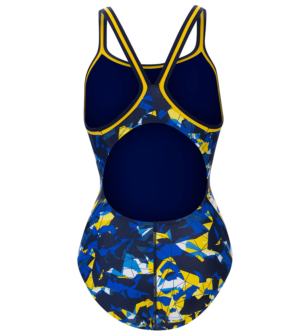 Dolfin Women's Xtrasleek Implode DBX Back One Piece Swimsuit