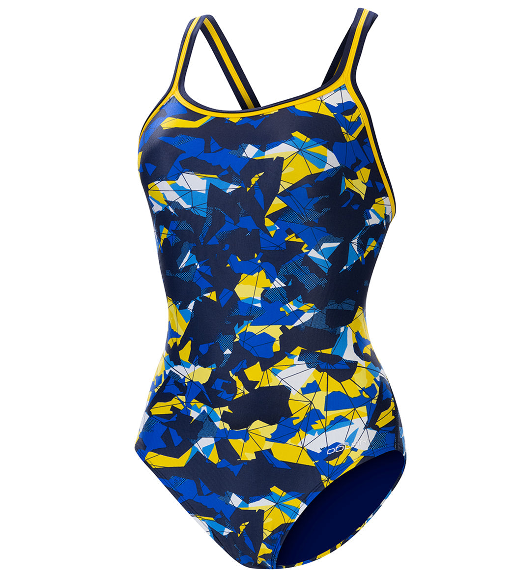 Dolfin Women's Xtrasleek Implode DBX Back One Piece Swimsuit