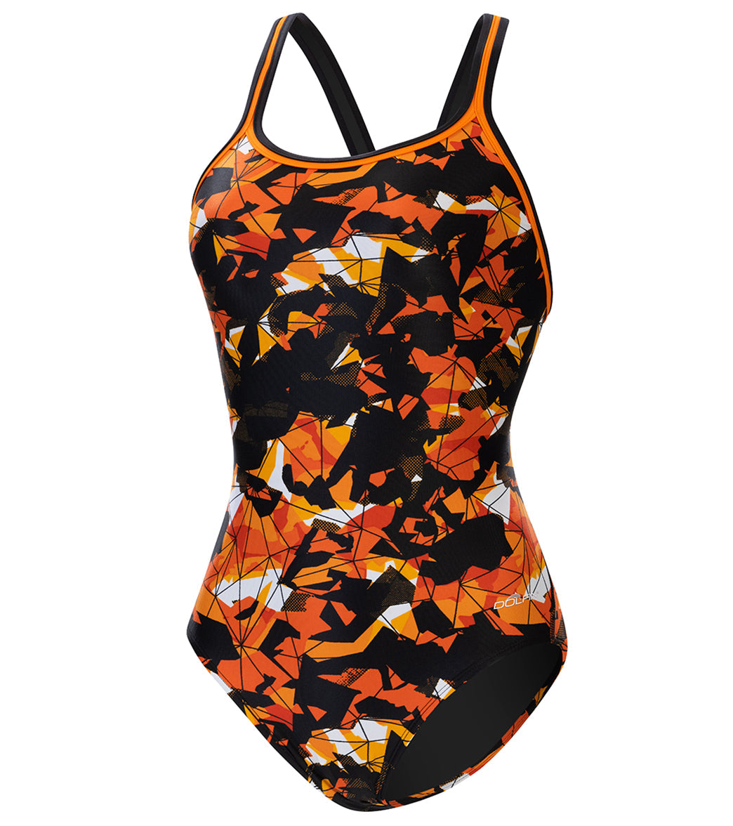 Dolfin Women's Xtrasleek Implode DBX Back One Piece Swimsuit